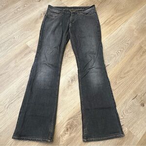 Lee Verginia Dark Gray Flare Leg Jeans